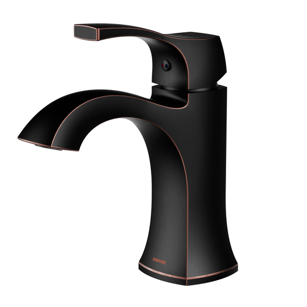 Karran Randburg 1.2 GPM Single Lever Handle Lead-free Brass ADA Bathroom Faucet, Basin, Oil Rubbed Bronze, KBF520ORB