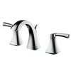 Karran Randburg 1.2 GPM Double Lever Handle Lead-free Brass ADA Bathroom Faucet, Widespread, Chrome, KBF524C