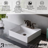 Karran Randburg 1.2 GPM Double Lever Handle Lead-free Brass ADA Bathroom Faucet, Centerset, Oil Rubbed Bronze, KBF526ORB