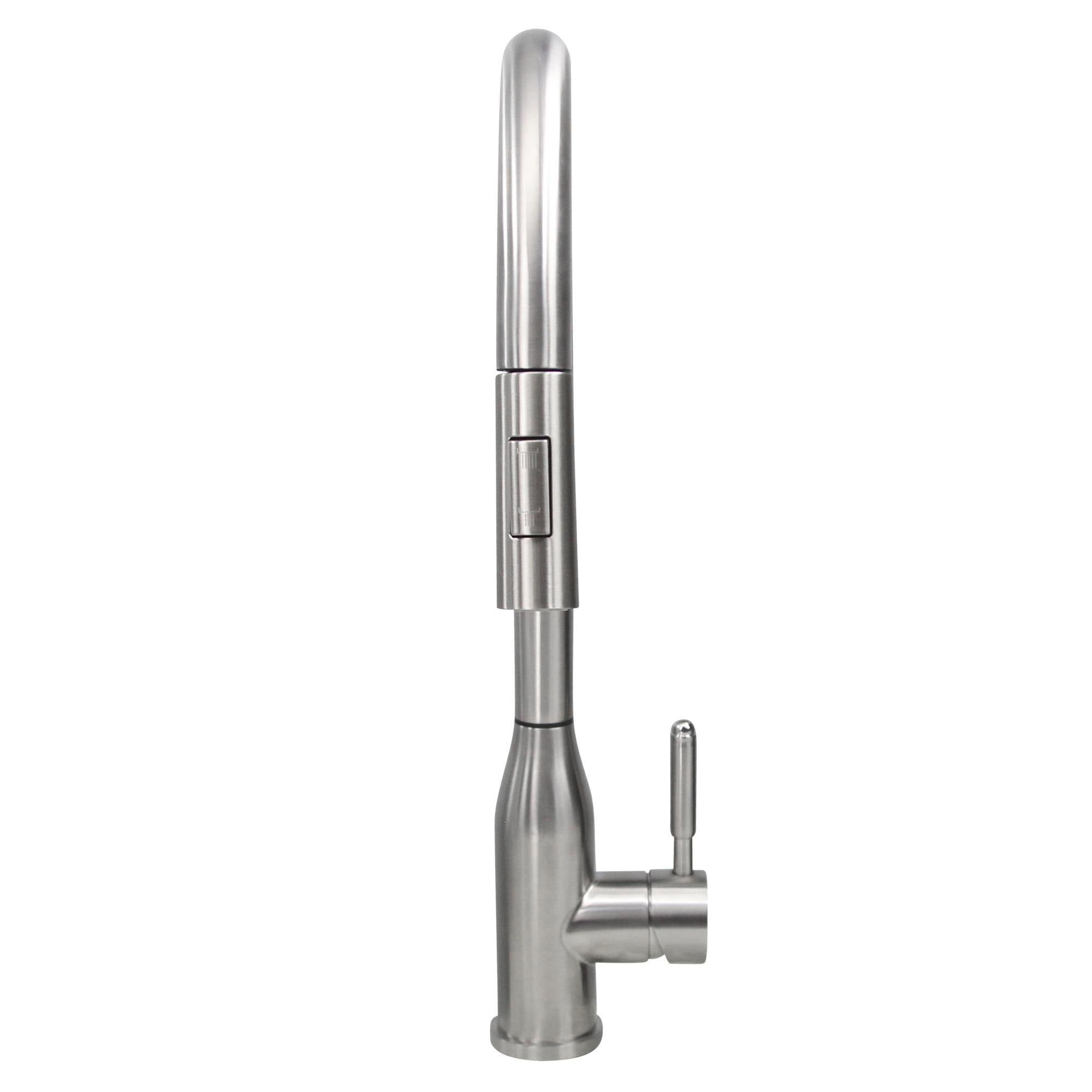 Alternate Image for Nantucket Sinks KF-PD18-SS 1.8 GPM Goose Neck Pull-Down Faucet with Modern Styling