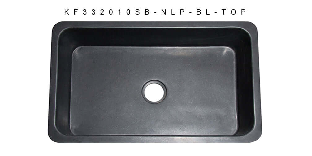 Bavaria Black European Style Artificial Stone Kitchen Sink with Drain Board