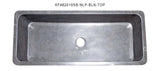 48" Smoke Brown Limestone Farmhouse Kitchen Sink, Single Bowl, Reversible, KF482010SB-NLP-BLN