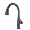 Karran Kentland 1.8 GPM Single Lever Handle Lead-free Brass ADA Kitchen Faucet, Pull-Down Kitchen, Gunmetal Grey, KKF320GG