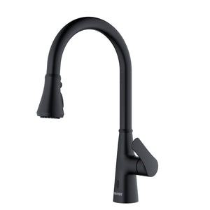 Alternate Image for Karran Kadoma 1.8 GPM Single Lever Handle Touchless ADA Kitchen Faucet, Pull-Down Kitchen, Matte Black, KKF340MB
