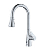 Karran Kadoma 1.8 GPM Single Lever Handle Touchless ADA Kitchen Faucet, Pull-Down Kitchen, Stainless Steel, KKF340SS