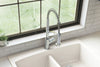 Karran Scottsdale Single Lever Handle Lead-free Brass ADA Kitchen Faucet, Pull Down, Chrome, KKF210C