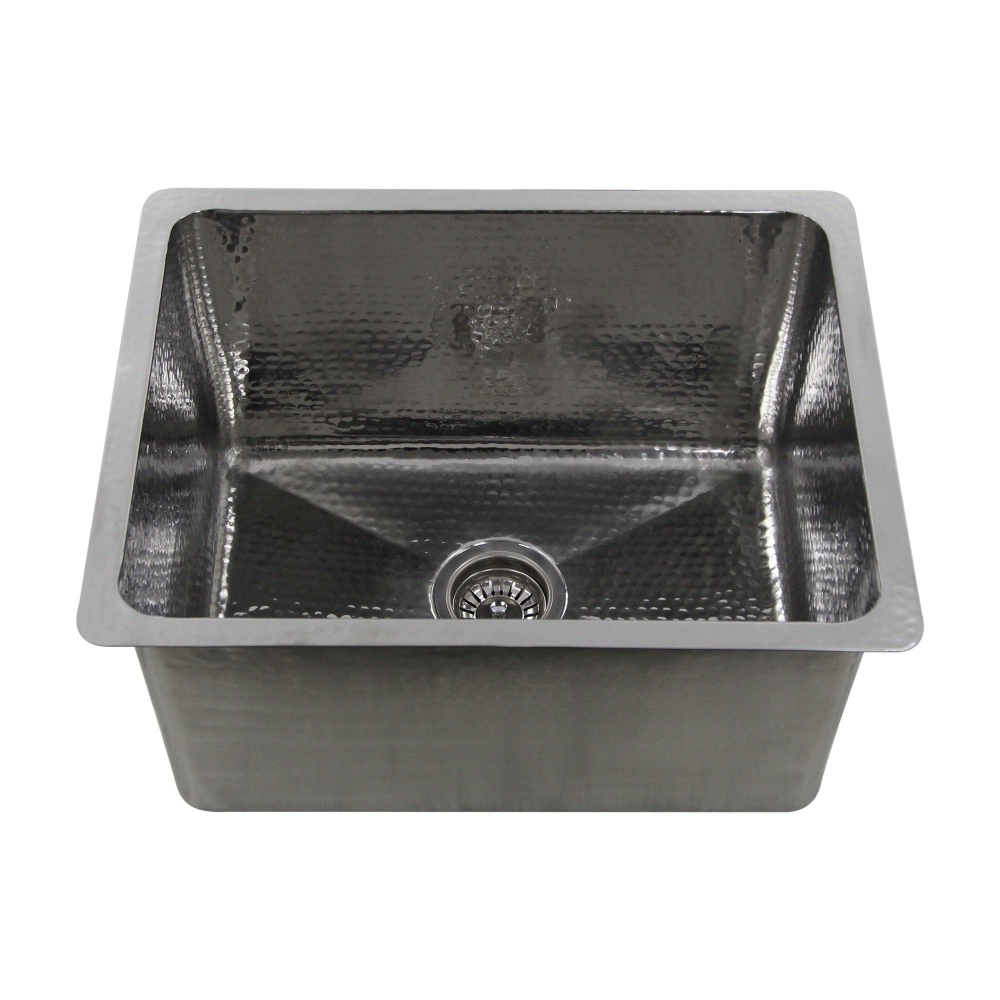 Nantucket Sinks Brightwork Home 23" Undermount Stainless Steel Kitchen Sink, 16 Gauge, KSSH2318-12 - The Sink Boutique