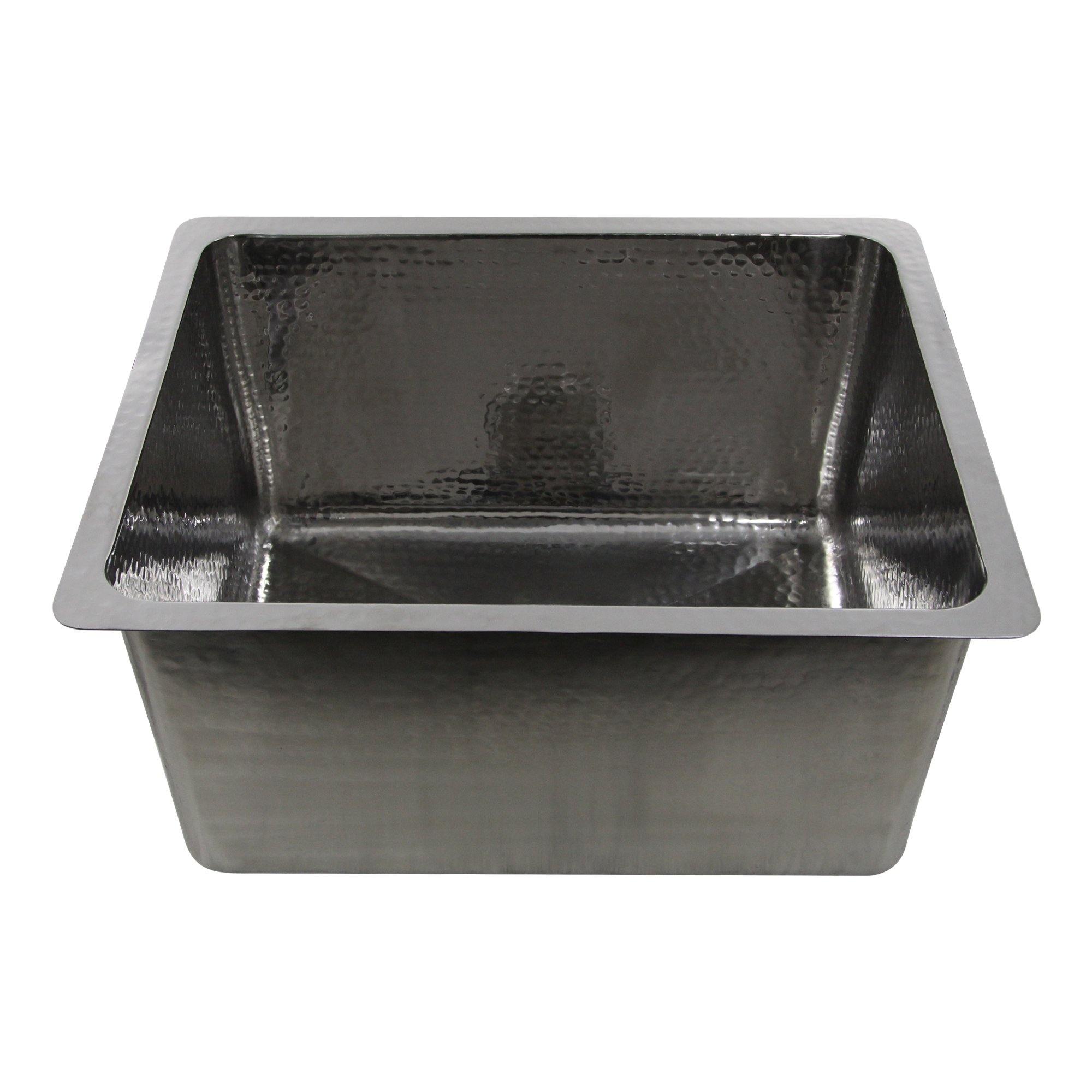 Nantucket Sinks Brightwork Home 23" Undermount Stainless Steel Kitchen Sink, 16 Gauge, KSSH2318-12 - The Sink Boutique