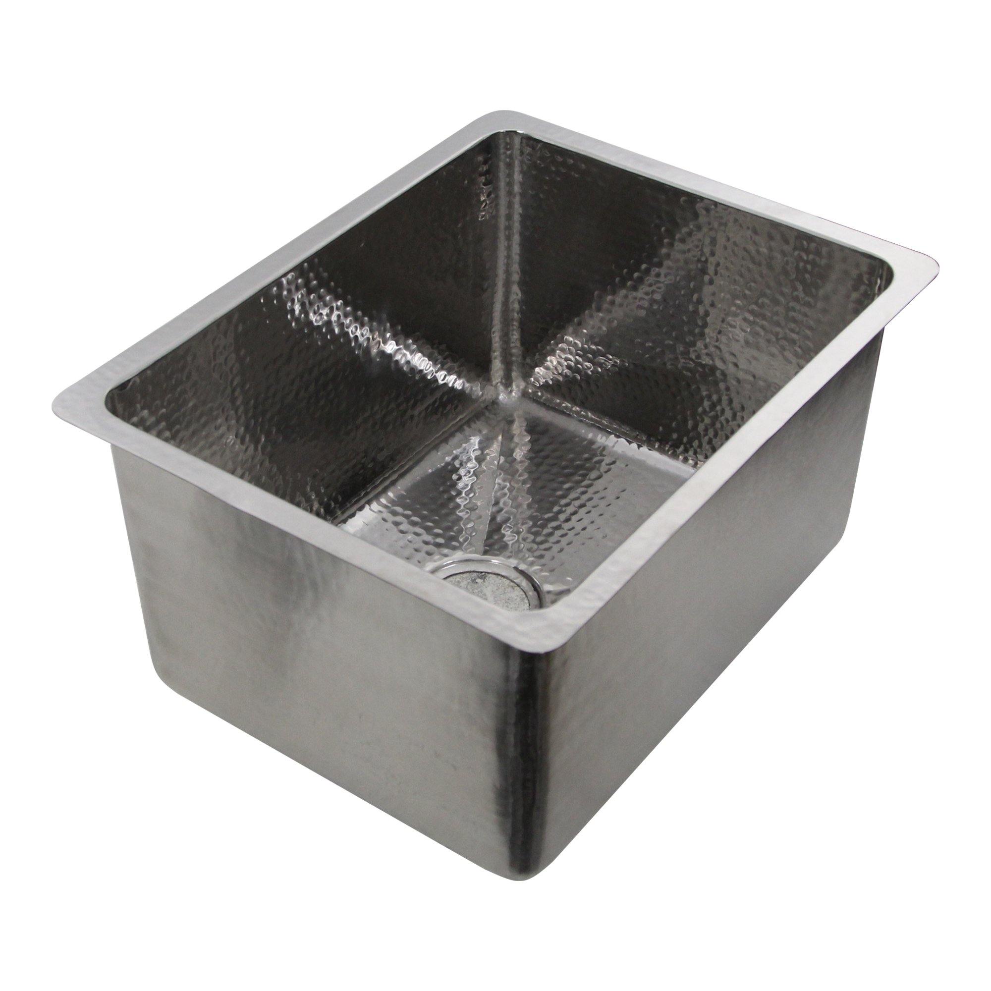 Nantucket Sinks Brightwork Home 23" Undermount Stainless Steel Kitchen Sink, 16 Gauge, KSSH2318-12 - The Sink Boutique