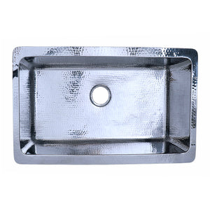 Alternate Image for Nantucket Sinks Brightwork Home 32" Undermount Stainless Steel Kitchen Sink, 16 Gauge, KSSH3219-10