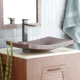 Native Trails Kohani 20" Rectangle Copper Bathroom Sink, Antique Copper, CPS257 - The Sink Boutique