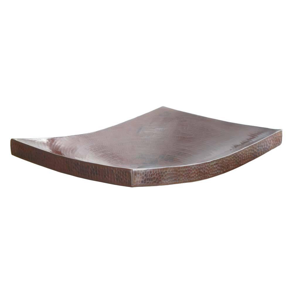 Native Trails Kohani 20" Rectangle Copper Bathroom Sink, Antique Copper, CPS257
