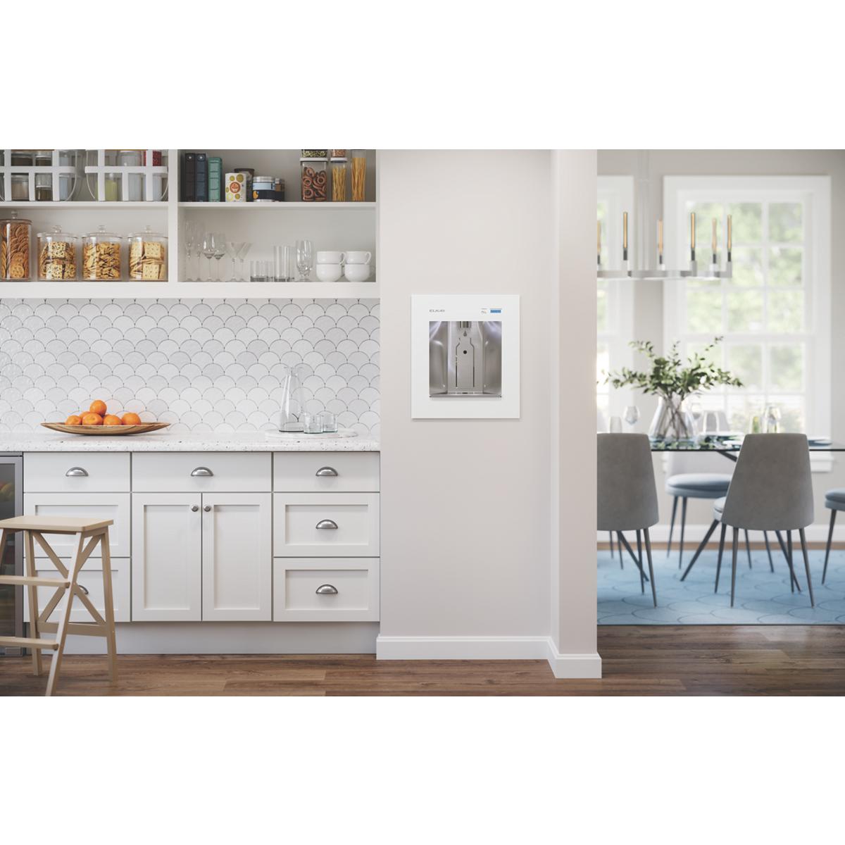 Elkay LBWD06BKK ezH2O Liv Built-in Filtered Water Dispenser, Remote Chiller, Midnight
