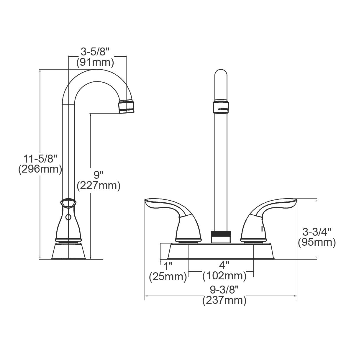 Elkay LK2477CR Everyday Bar Deck Mount Faucet and Lever Handles Chrome - The Sink Boutique