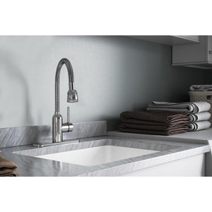 Alternate Image for Elkay LK2500CR Pursuit Laundry/Utility Faucet with Flexible Spout Forward Only Lever Handle Chrome