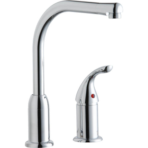 Elkay LK3000CR Everyday Kitchen Deck Mount Faucet with Remote Lever Handle Chrome