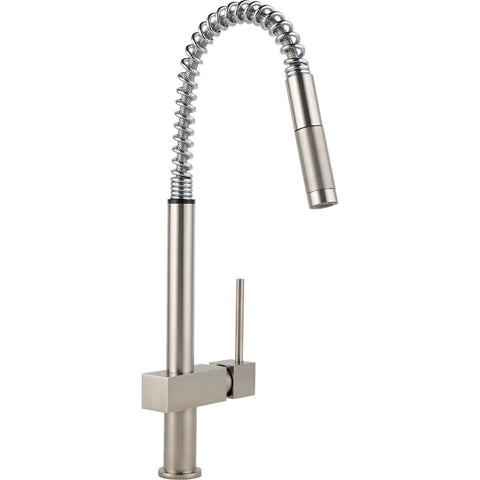 Elkay LKAV2031NK Avado Single Hole Kitchen Faucet with Semi-professional Spout and Lever Handle Brushed Nickel