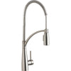 Elkay LKAV4061LS Avado Single Hole Kitchen Faucet with Semi-Professional Spout Forward Only Lever Handle Lustrous Steel
