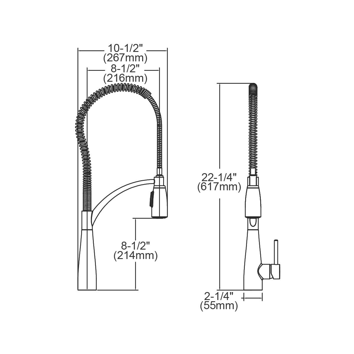 Elkay LKAV4061LS Avado Single Hole Kitchen Faucet with Semi-Professional Spout Forward Only Lever Handle Lustrous Steel - The Sink Boutique