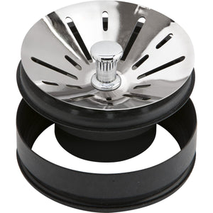 Alternate Image for Elkay LKDS99 3-1/2" Disposal Stopper / Strainer for use with, InSinkErator Disposal Chrome Polished Stainless Steel