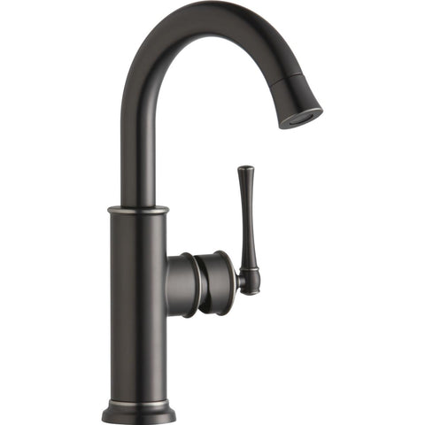 Elkay LKEC2012AS Explore Single Hole Bar Faucet with Forward Only Lever Handle Antique Steel - The Sink Boutique
