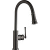 Elkay LKEC2031AS Explore Single Hole Kitchen Faucet with Pull-down Spray and Forward Only Lever Handle Antique Steel