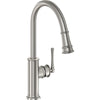 Elkay LKEC2031LS Explore Single Hole Kitchen Faucet with Pull-down Spray and Forward Only Lever Handle Lustrous Steel