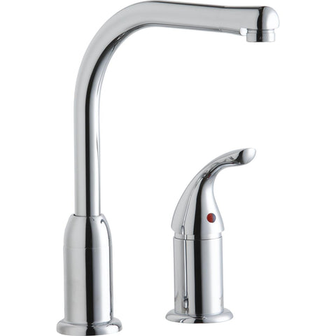 Elkay LKF413945RS Everyday Kitchen Faucet with Remote Lever Handle Restricted Spout Chrome