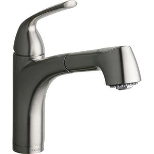 Alternate Image for Elkay LKGT1042NK Gourmet Single Hole Bar Faucet Pull-out Spray and Lever Handle Brushed Nickel