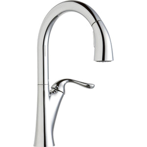 Alternate Image for Elkay LKHA4031CR Harmony Single Hole Kitchen Faucet with Pull-down Spray and Forward Only Lever Handle Chrome