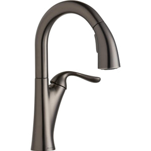 Alternate Image for Elkay LKHA4032AS Harmony Single Hole Bar Faucet with Pull-down Spray and Forward Only Lever Handle Antique Steel