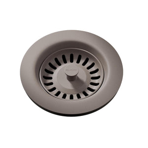 Alternate Image for Elkay LKQS35SM Polymer Drain Fitting with Removable Basket Strainer and Rubber Stopper Silvermist
