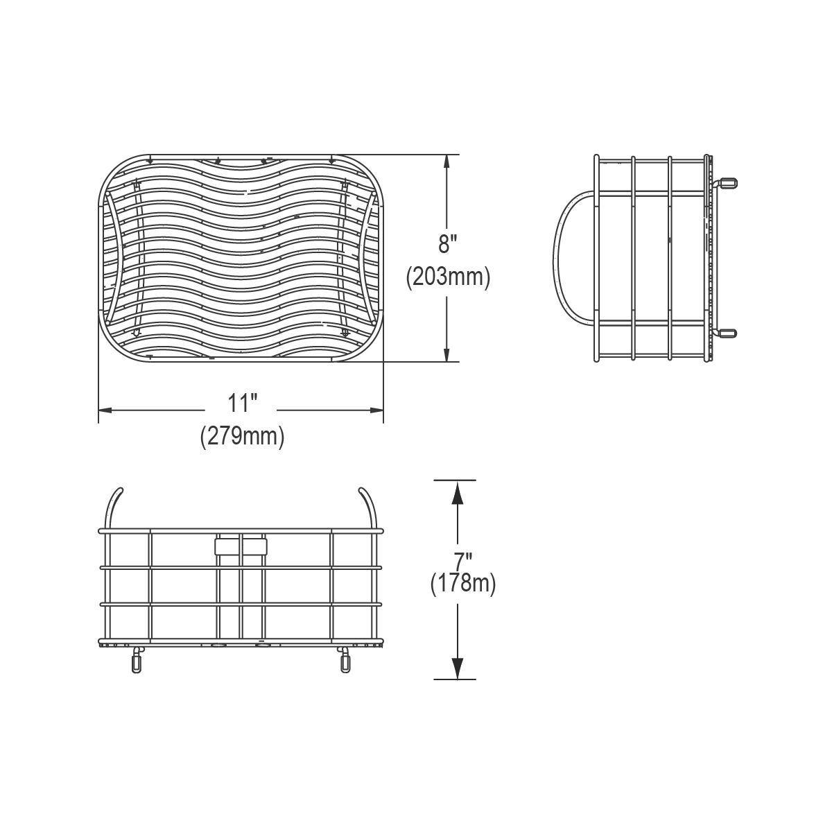 Elkay LKWRB1209SS Stainless Steel 8" x 11" x 7" Rinsing Basket - The Sink Boutique