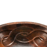 Premier Copper Products 19" Oval Copper Bathroom Sink, Oil Rubbed Bronze, LO19FBDDB - The Sink Boutique