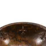 Premier Copper Products 19" Oval Copper Bathroom Sink, Oil Rubbed Bronze, LO19RFLDB - The Sink Boutique