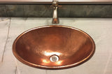Premier Copper Products 19" Oval Copper Bathroom Sink, Polished Copper, LO19RPC - The Sink Boutique