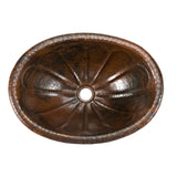 Premier Copper Products 19" Oval Copper Bathroom Sink, Oil Rubbed Bronze, LO19RSBDB - The Sink Boutique