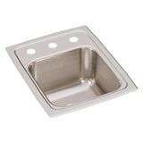 Elkay Lustertone Classic 13" Stainless Steel Kitchen Sink, Lustrous Satin, LR13163 - The Sink Boutique