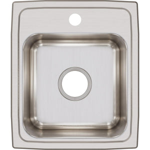 Alternate Image for Elkay Lustertone Classic 15" Stainless Steel Bar Sink, Lustrous Satin, 1 Faucet Hole, LR15171