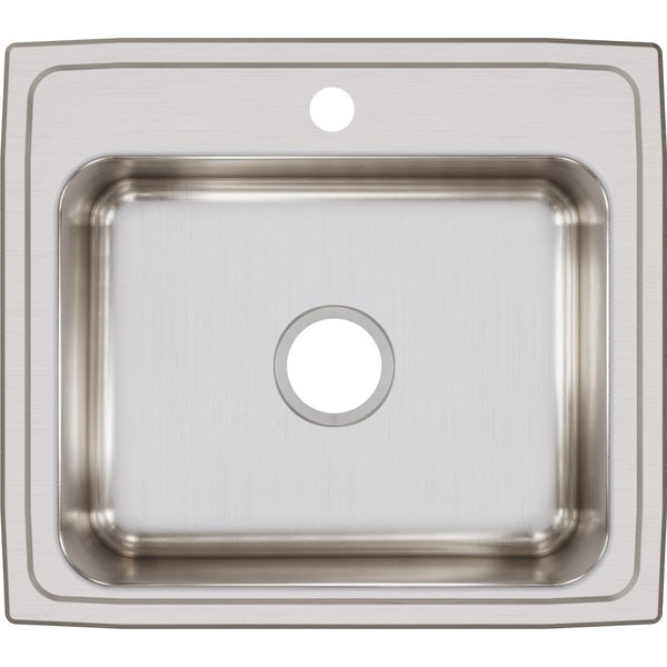 Elkay Lustertone Classic 22" Stainless Steel Kitchen Sink, Lustrous Satin, LR22191