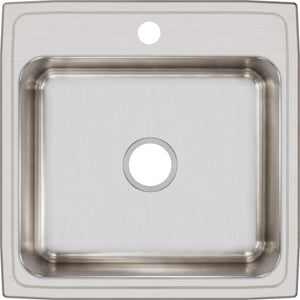 Alternate Image for Elkay Lustertone Classic 22" Stainless Steel Kitchen Sink, 18 Gauge, Lustrous Satin, 1 Faucet Hole, LR22221