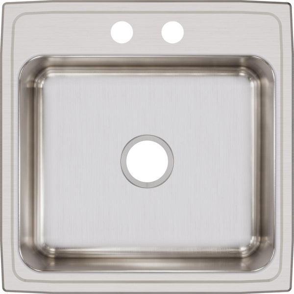 Elkay Lustertone Classic 22" Stainless Steel Kitchen Sink, Lustrous Satin, LR22222