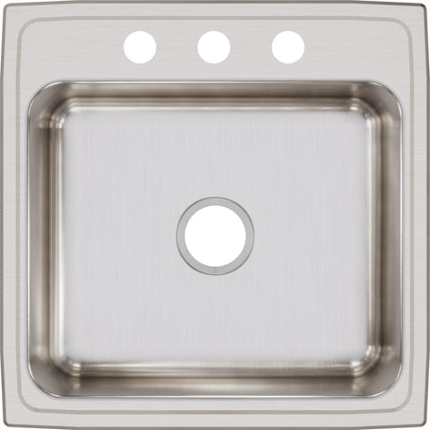 Elkay Lustertone Classic 22" Stainless Steel Kitchen Sink, Lustrous Satin, LR22223