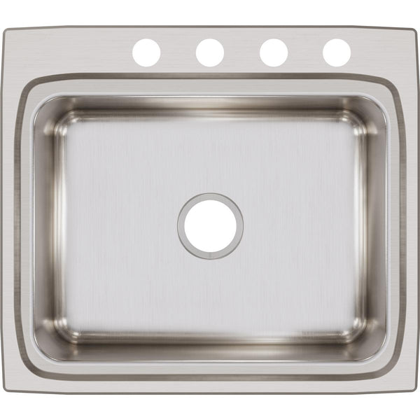 Elkay Lustertone Classic 25" Stainless Steel Kitchen Sink, Lustrous Satin, LR25224