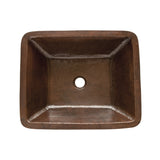 Premier Copper Products 19" Rectangle Copper Bathroom Sink, Oil Rubbed Bronze, LREC19DB - The Sink Boutique