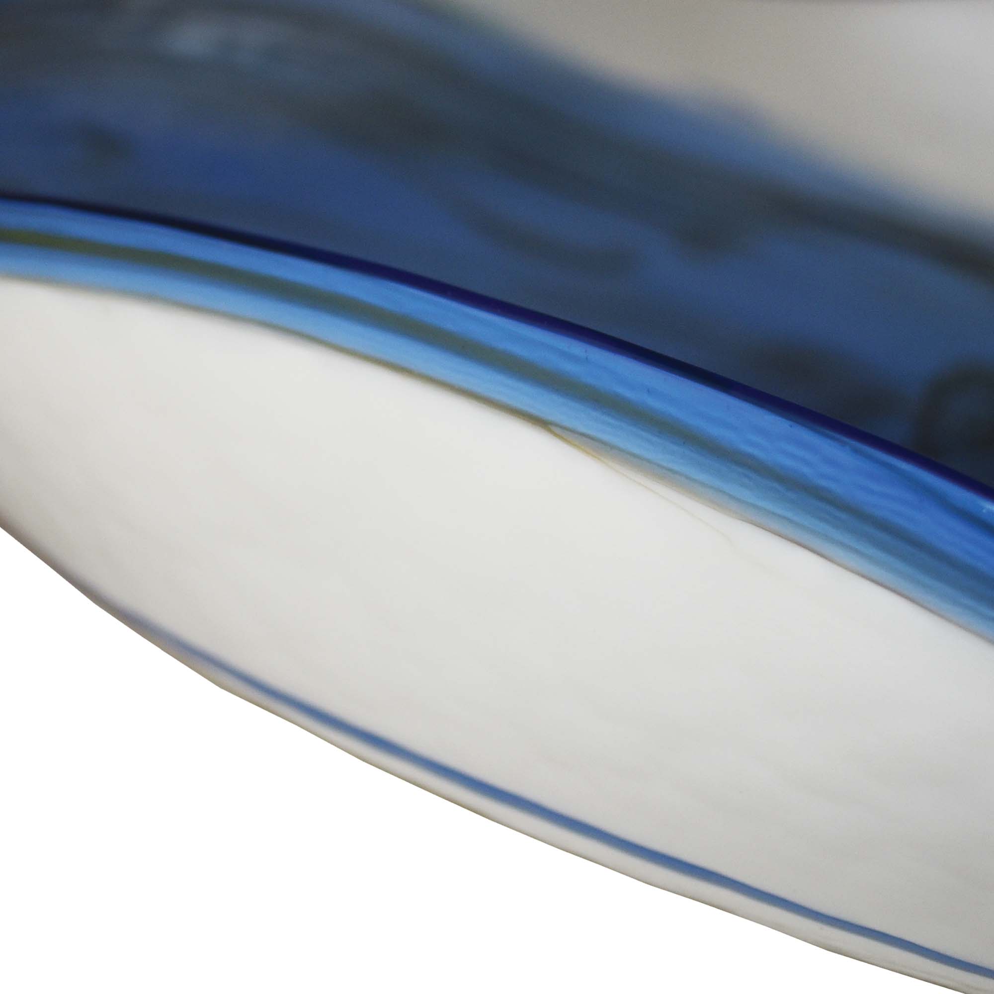 Native Trails Murano 14.75" x 14.75" Round Vessel Glass Bathroom Sink, Marina, MG1515-MA