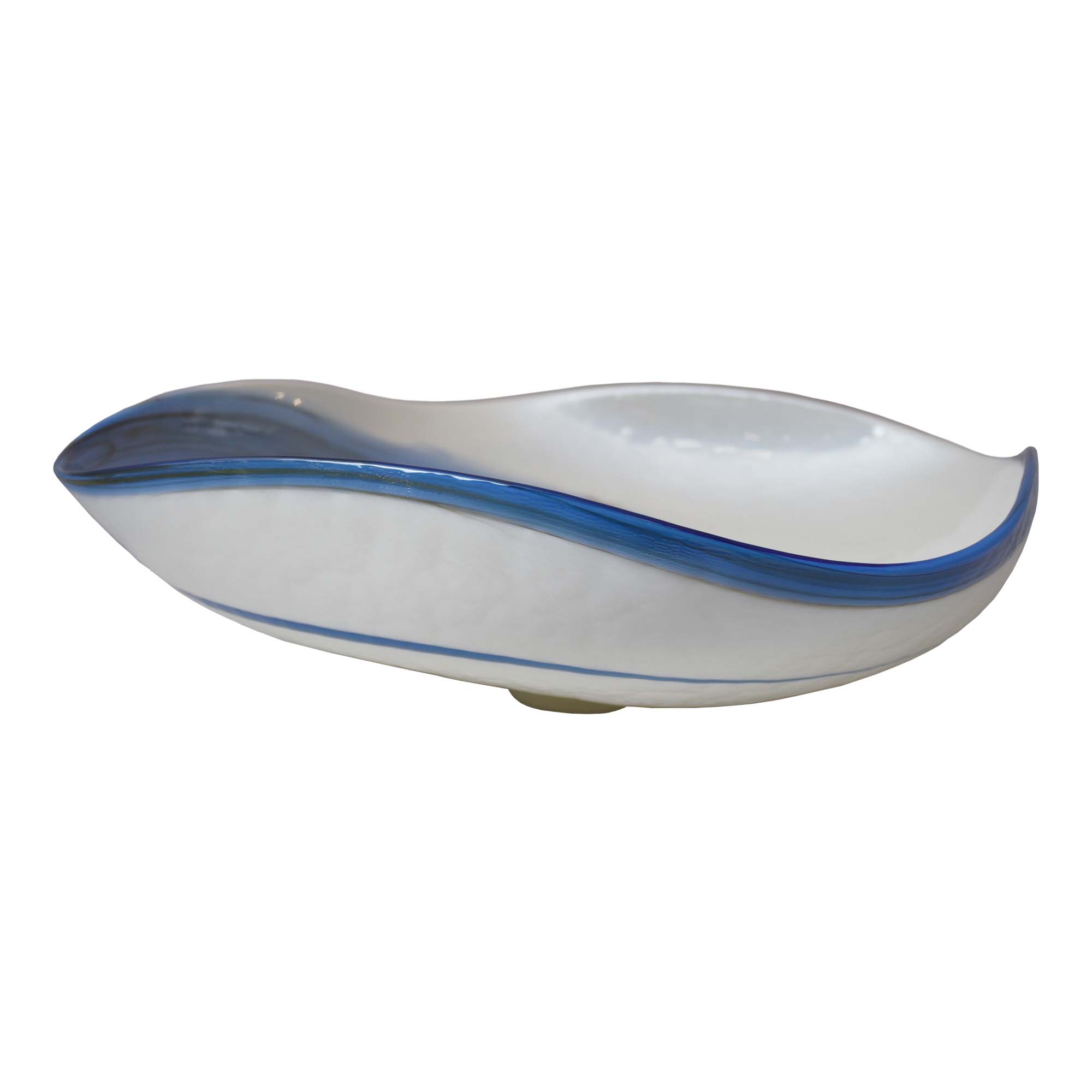Native Trails Murano 14.75" x 14.75" Round Vessel Glass Bathroom Sink, Marina, MG1515-MA