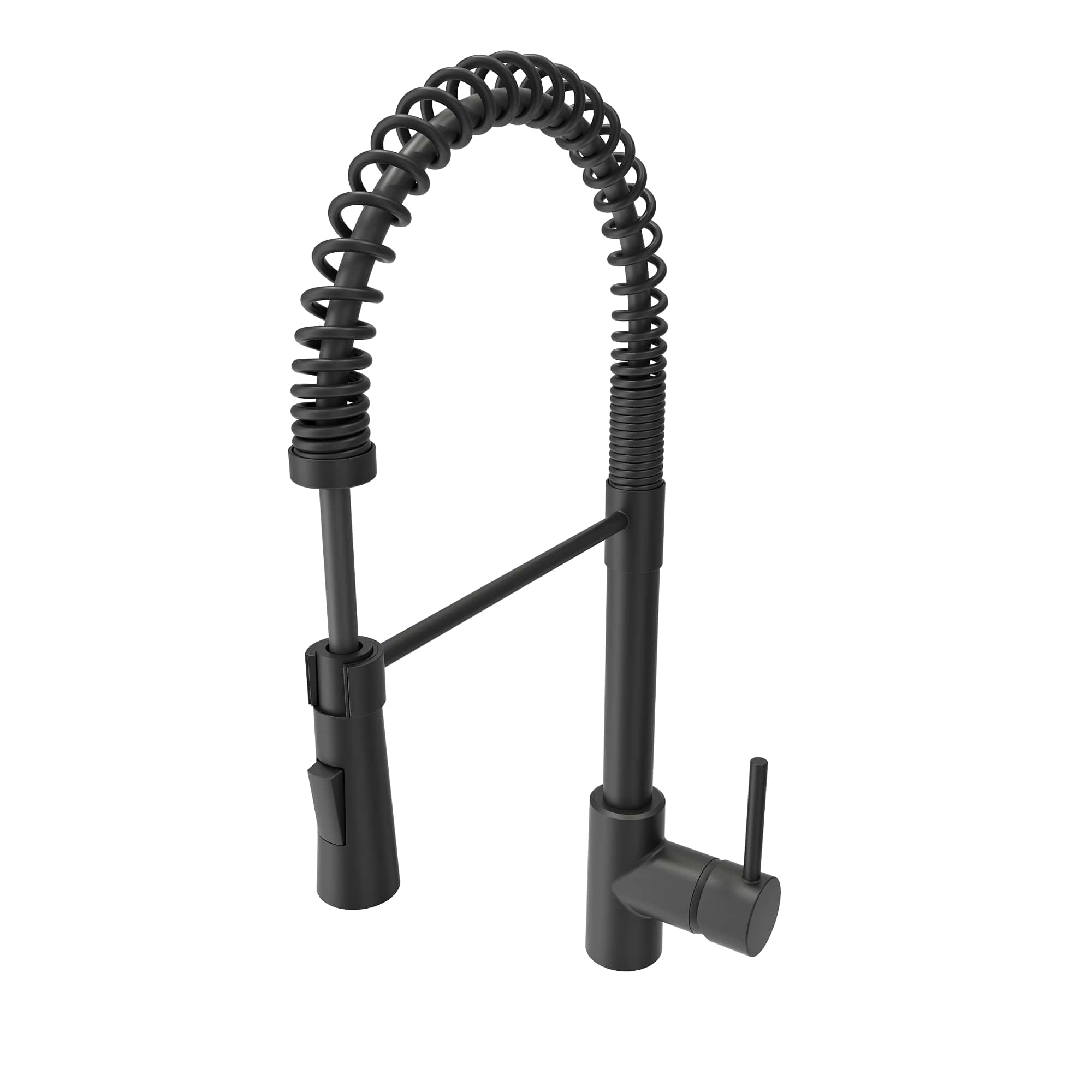 BOCCHI Livenza 1.75 GPM Brass Kitchen Faucet, Goose Neck, Matte Black, 2020 0001 MB