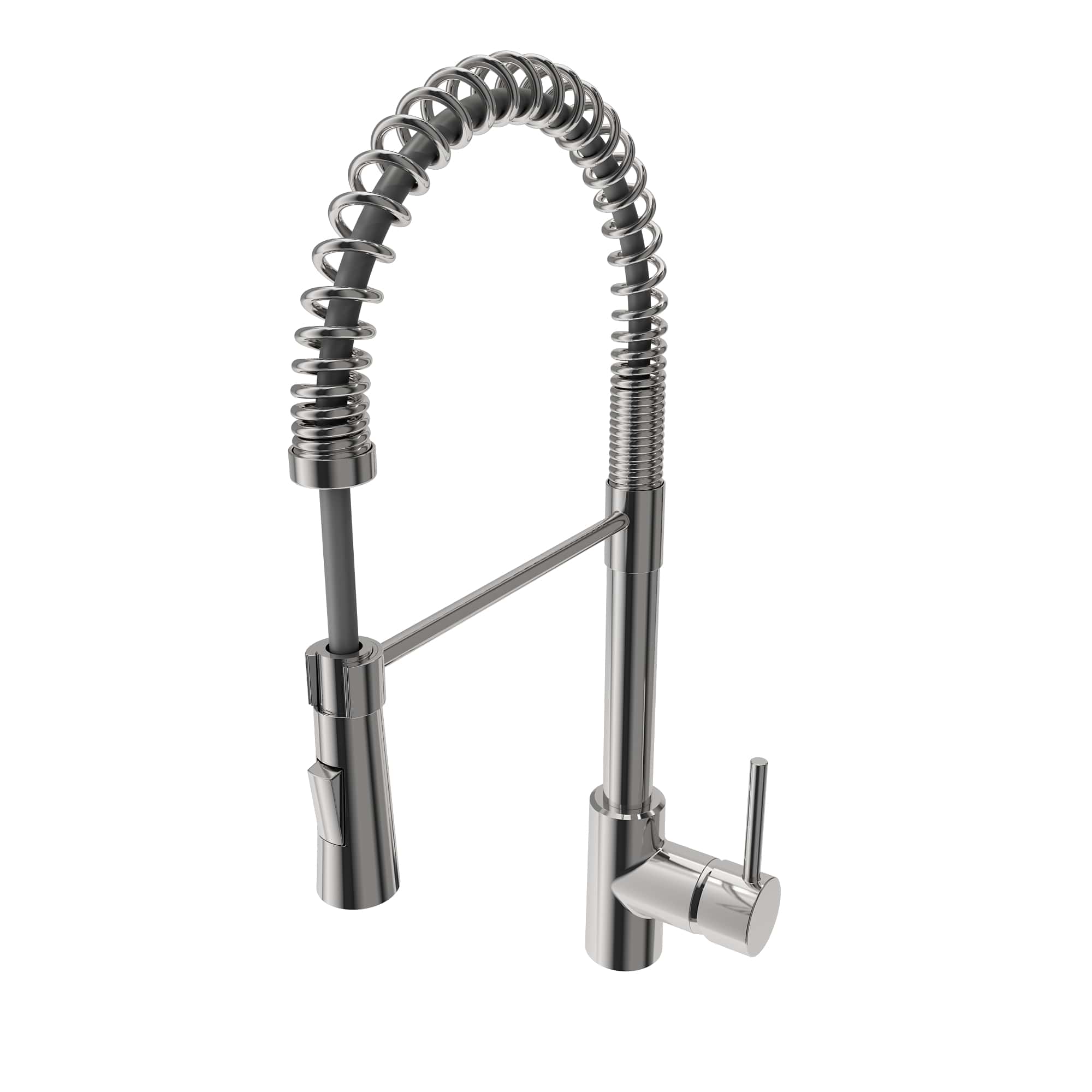 BOCCHI Livenza 1.75 GPM Brass Kitchen Faucet, Goose Neck, Stainless Steel, 2020 0001 SS