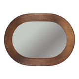Premier Copper Products 35" Hand Hammered Oval Copper Mirror, MFO3526 - The Sink Boutique